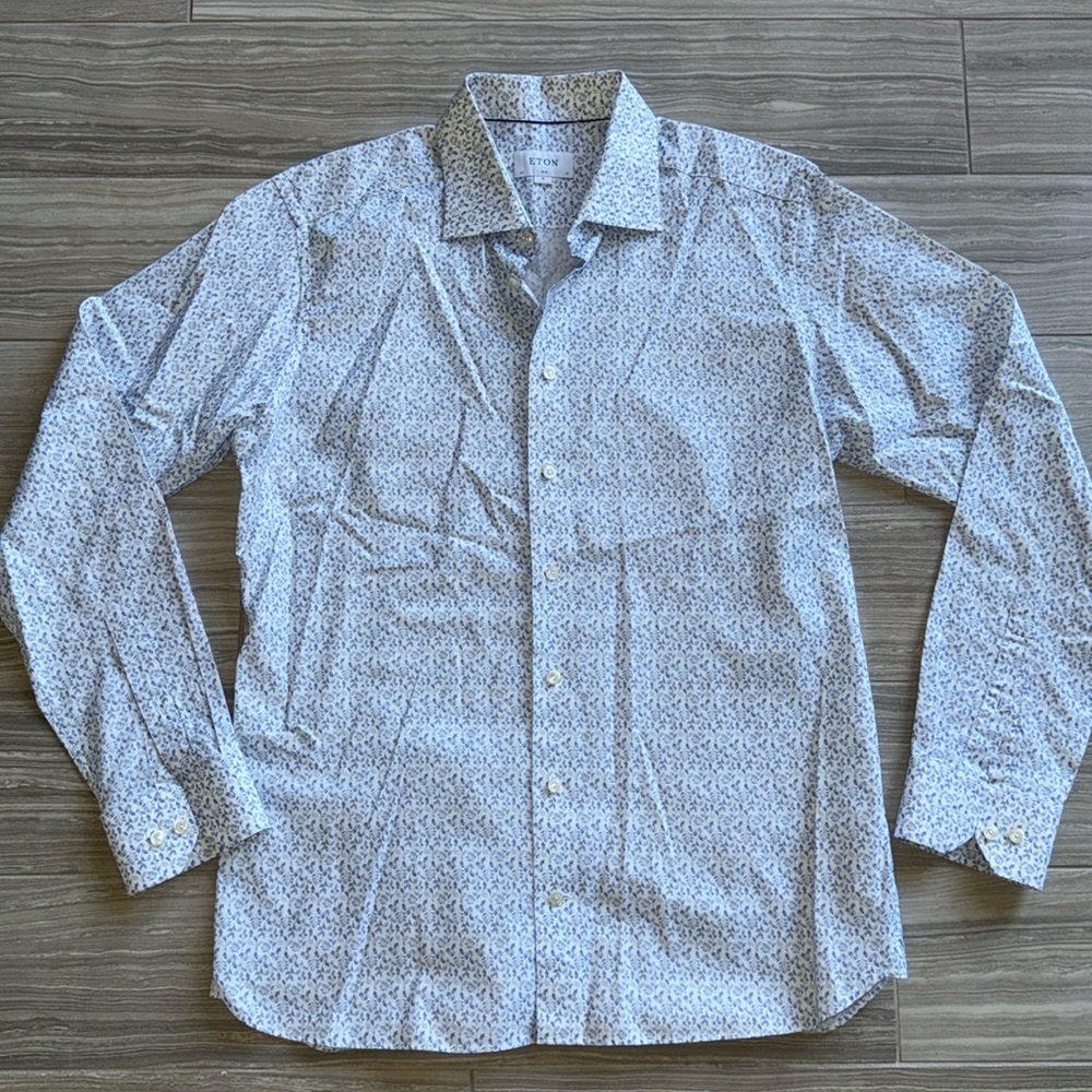 Eton Long Sleeve Shirt - Lightweight Flannel